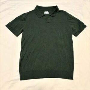 Frank and Oak Johnny Collar Merino Polo